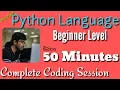 Python in Telugu Complete Python in 50 minutes A to Z in Python for beginners Vamsi Bhavani