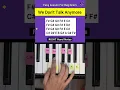 Lagu We Don't Talk Anymore💔(Piano Tutorial) #tiktok