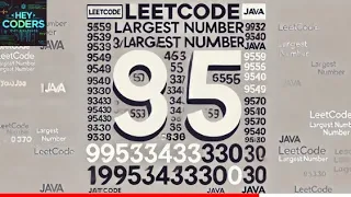 Largest Number 179 Sorting Trick for Maximum Number LeetCode Explained Java