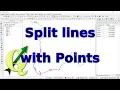 QGIS split lines with points
