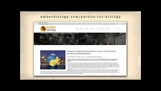 Python For Biology An intensive 15-hour online course