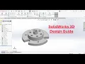 SolidWorks Tutorial How to Model Circular Plate with Cuts Holes Revolve Feature