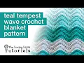 How to Crochet a Ripple Blanket Tutorial - Wave Crochet Blanket Pattern Tutorial