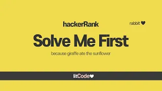 HackerRank - 1 Solve Me First How to Solve Problems