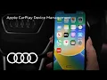 Audi Tech Tutorial Apple CarPlay Device Management