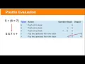 Post-fix Evaluation using stack