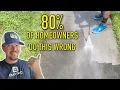 How To Pressure Wash A Concrete Driveway