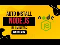 Single-Click Node js Express Auto-Installer Script Fast Setup for Developers Ubuntu Linux