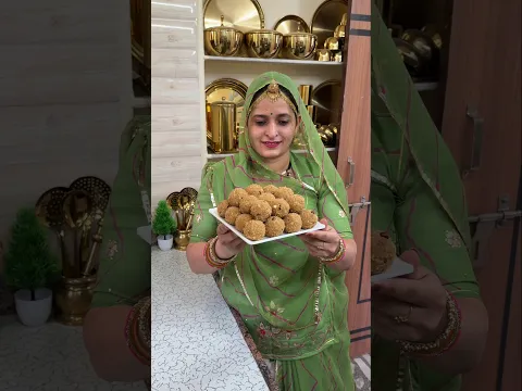 पारम्परिक राजस्थानी चूरमा लड्डू 🤎 | Churma Laddu Recipe #marwadirasoi #dessert #rajasthanifood