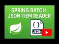 Json Item Reader in Spring Batch