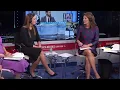 Norah O Donnell Rare Hot Legs Appearance On CBS at RNC Convention