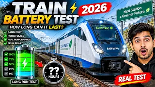 🚆🔋 TRAIN BATTERY TEST 2026 😱 | How Long Can the Battery Last? ⚡🔥 | Ultimate Endurance Test