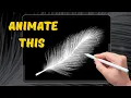 How to Animate a Realistic Feather in Procreate Dreams - Seamless Loop