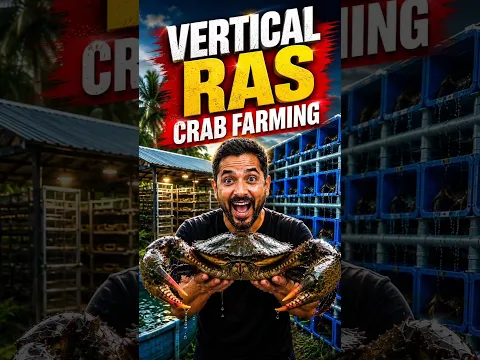 Vertical RAS Mud Crab Farming 🦀