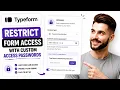 How to Password Protect a Typeform in 2026