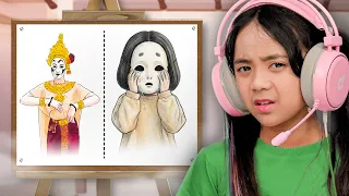 SAMANTHA CHALLENGE GAMBAR RATU SKADUNG SKADING DI SPEED DRAW ROBLOX π KOMPILASI GAMING