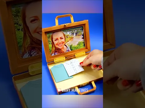 Fiz Um porta Retrato de Papel em Forma de Mala de Viagem