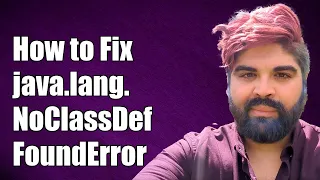 How to Fix java lang NoClassDefFoundError Rejecting re-init on Previously-Failed Class