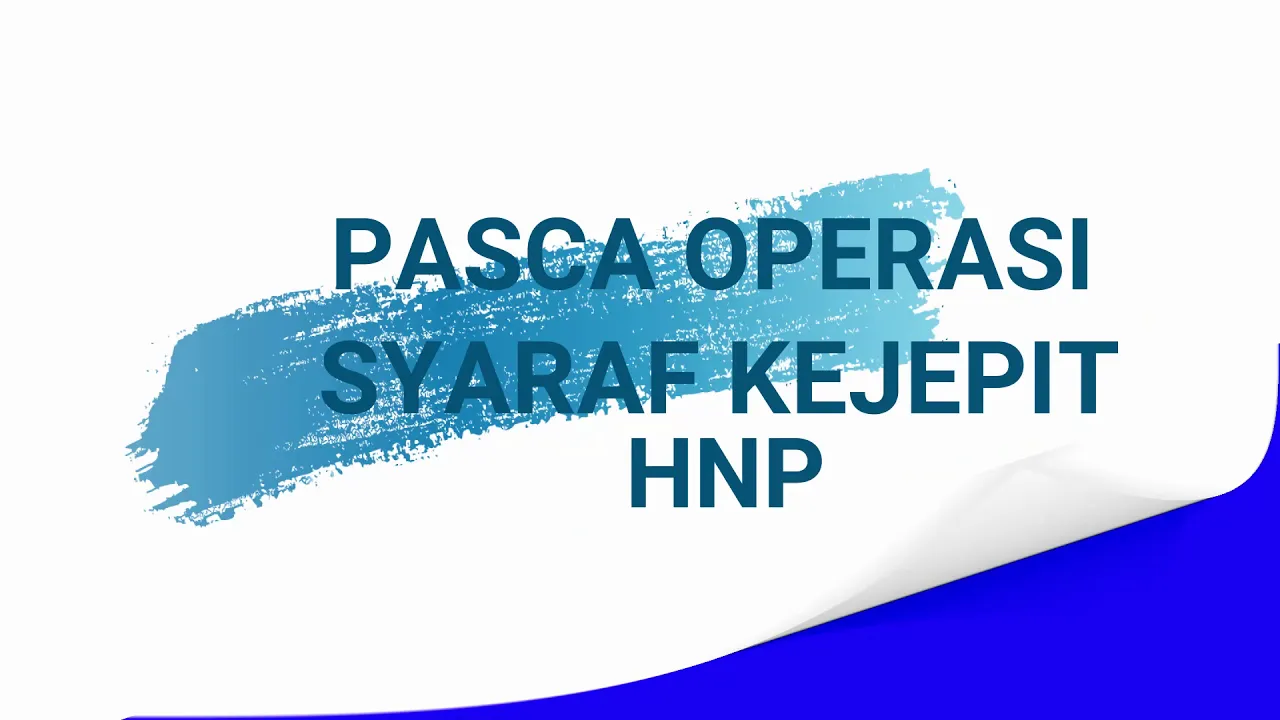 Penanganan Saraf Terjepit (HNP) dengan PELD. 