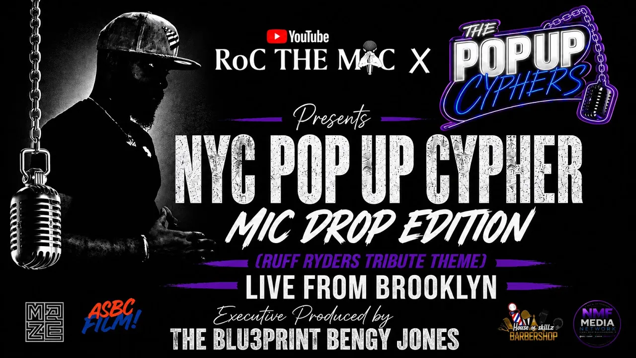 RoCTheMic NYC Pop Up Cypher (Ruff Ryders Tribute Theme)