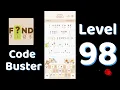 Code Busters Level 98 Walkthrough All Puzzle Solutions Solutionguruji