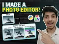 I MADE A PHOTO EDITOR USING OPEN CV
