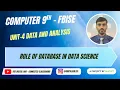 Data Analysis Database in Data Science Computer Science Chapter 4 Grade 9 FBISE FDE