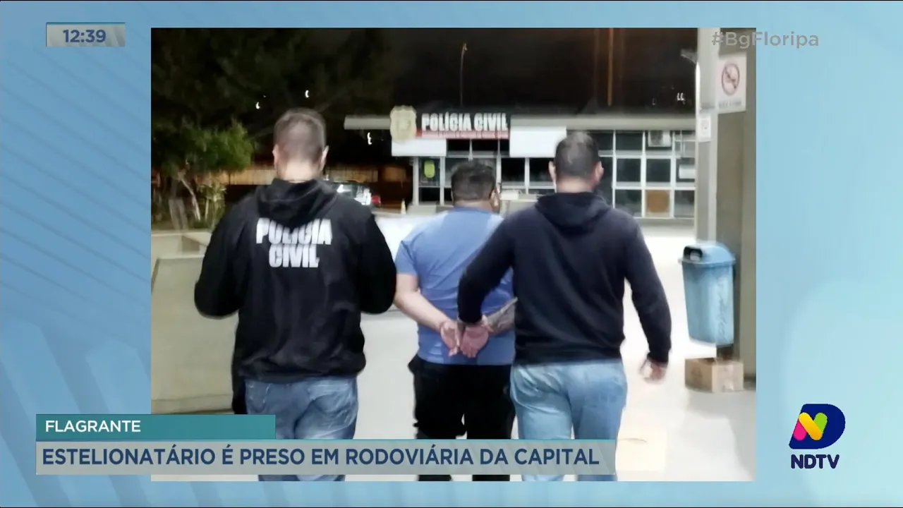Estelionatário é preso em rodoviária de Florianópolis