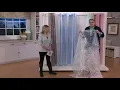 Hookless Artisan Printed Jacquard Shower Curtain with Built-In Liner on QVC