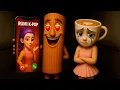 Lagu Rumi Kpop Sad Love Call TUNG TUNG SAHUR in Granny House | Funny Horror Animation