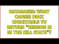 Databases What causes DBCC CHECKTABLE to return session is in the kill state 2 Solutions