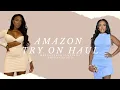 AMAZON DRESS TRY ON HAUL 2023 GRADUATION DRESSES WEDDING GUEST DRESSES AND DATE NIGHT IDEAS