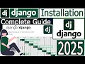 How to Install Django with latest Python 3 13 on Windows 2025 Update Django Tutorial