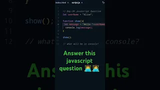 Day-39 Javascript Question