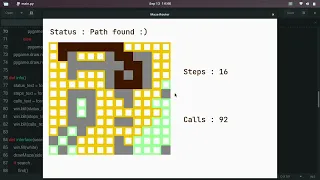 Maze routing in python BFS approach Lee s algorithm Path finding algorithm