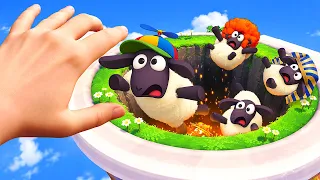 Throwing Sheep Into the ABYSS in Tiny Flock VR