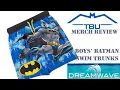 TBU Merch Review Dreamwave Boys Batman Swim Trunks