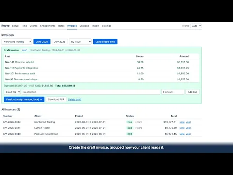 watch Reeve - Invoicing & Billing for Jira video