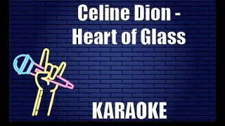celine dion heart of glass karaoke 