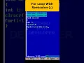 For Loop in C Part 150 C Programming