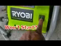 Ryobi Electric Pressure Washer Won t Start EASY FIX Inline GFCI plug and now it will turn on