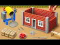 Download Lagu DIY Mini Truck Builds Brick \u0026 Metal Railing Bridge | Fun Construction Science Project