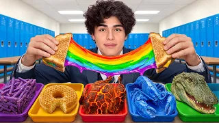 I Ate Rare Food in Every Color!