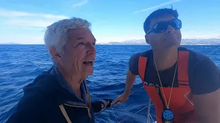 Ep 69 Co-Delivering sailing race boat 500NM to Malta with Sports Superstar