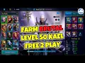 F2P Farm BRUTAL difficulty with level 50 Kael Insane XP Raid Shadow Legends New Player Guide