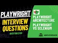 Question Explain Playwright Architecture Playwright vs Selenium Playwright Interview Q A