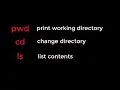 Unix for Neuroimagers cd ls and pwd