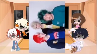 bnha mha react to dead tododeku ft villain deku and creepypasta top 3 gacha react tiktok