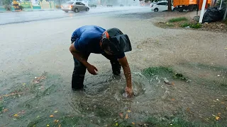 Emergency Street Drain Cleanup – Culvert Was Fully Clogged