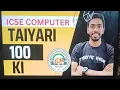Computer Class 10 ICSE Crash course java 10